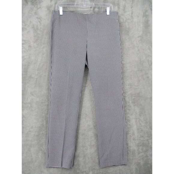 Adrianna Papell Pants - Adrianna Papell Pants Womens 8 Houndstooth Office Career Preppy Academia Knit